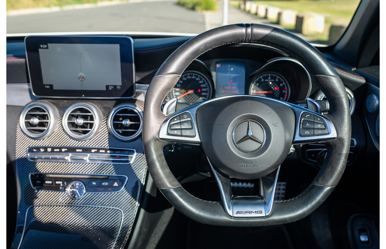 10/2017 Mercedes-Benz AMG C43 (AWD) 205 MY17.5 2D Cabriolet Polar White Twin Turbo V6 3.0L