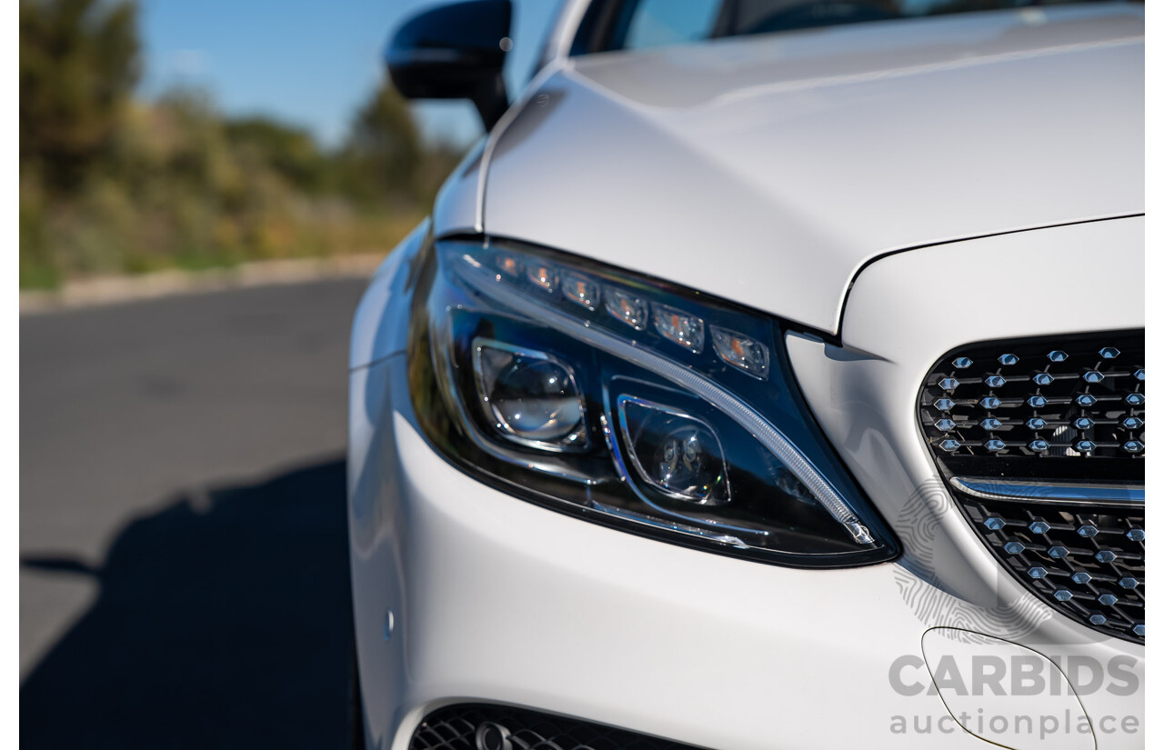 10/2017 Mercedes-Benz AMG C43 (AWD) 205 MY17.5 2D Cabriolet Polar White Twin Turbo V6 3.0L