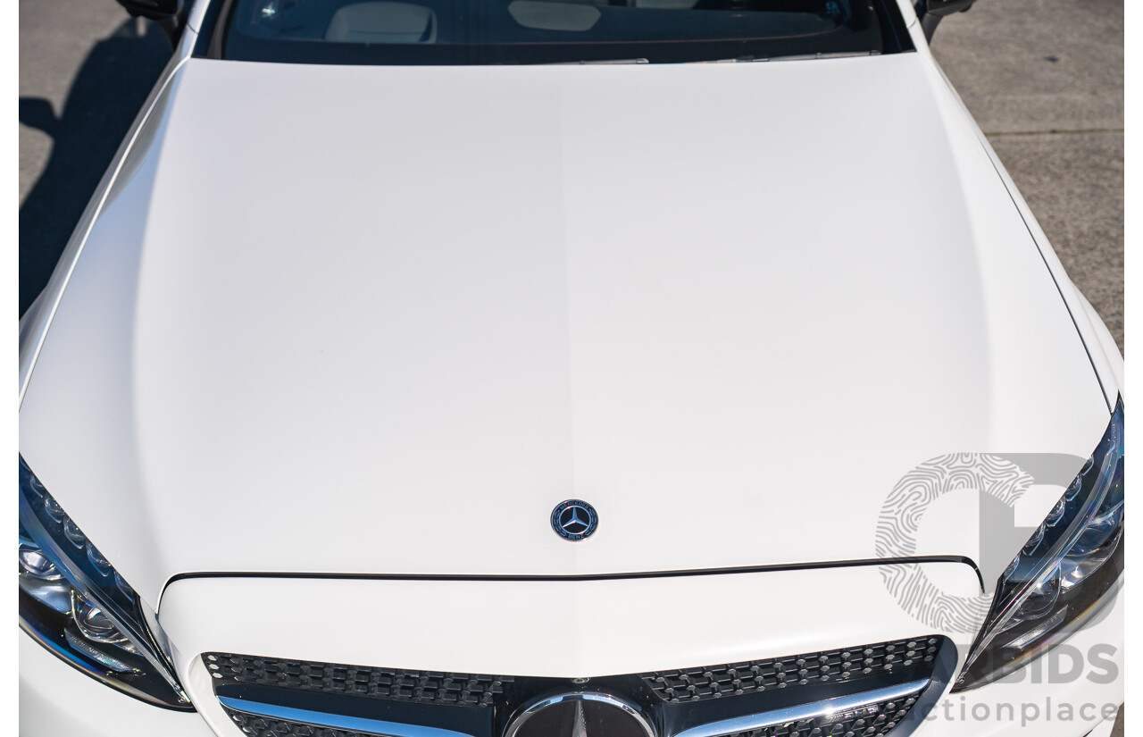 10/2017 Mercedes-Benz AMG C43 (AWD) 205 MY17.5 2D Cabriolet Polar White Twin Turbo V6 3.0L