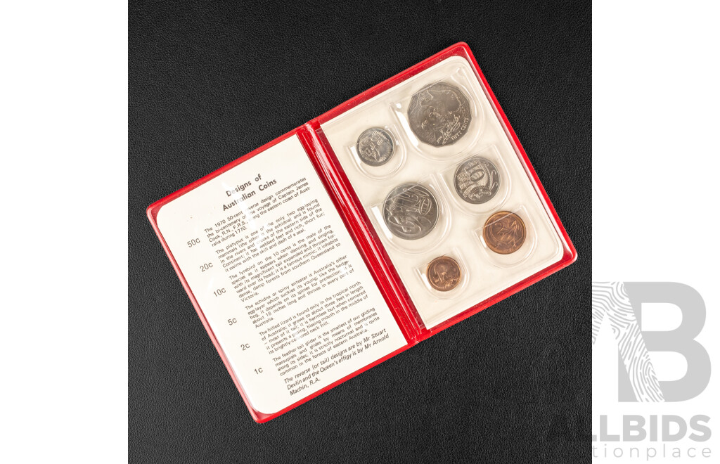 Australian RAM 1970 UNC Coin Set
