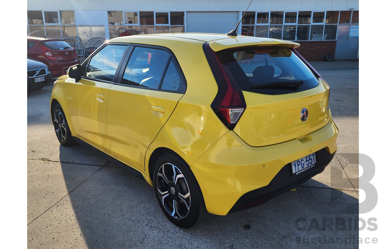 05/2021 M.G. MG3 Excite SZP1 MY21 5d Hatchback Yellow 1.5L