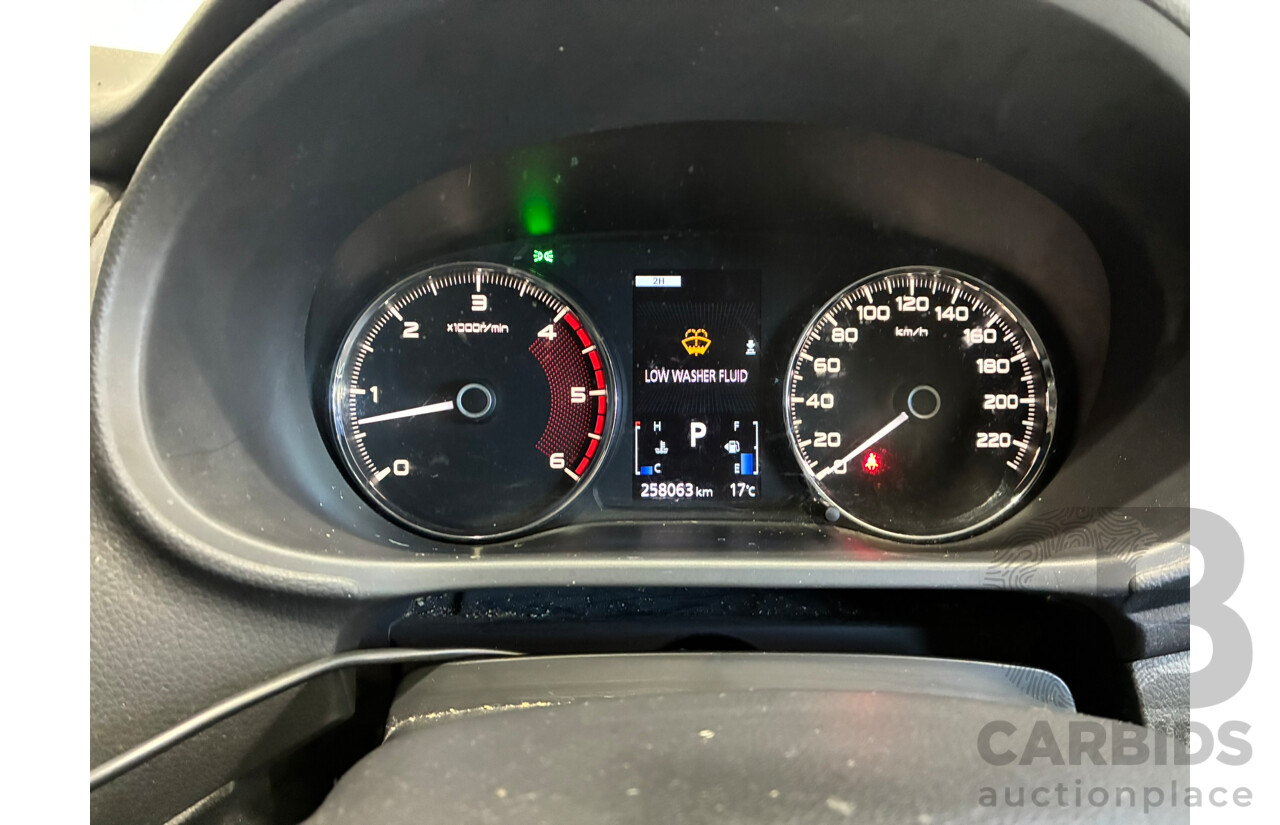 08/2017 Mitsubishi Pajero Sport GLS (4x4) 7 Seater MY17 4D Wagon Grey Turbo Diesel 2.4L