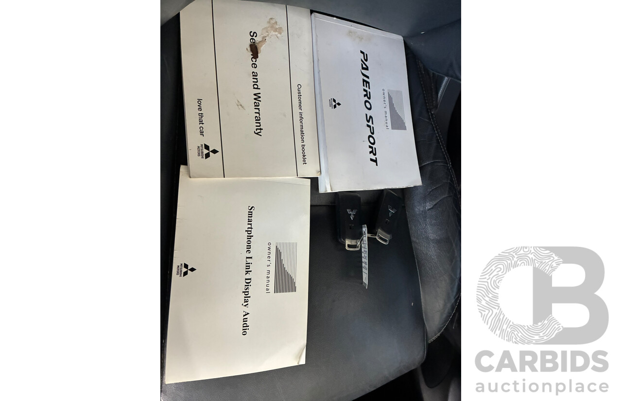 08/2017 Mitsubishi Pajero Sport GLS (4x4) 7 Seater MY17 4D Wagon Grey Turbo Diesel 2.4L