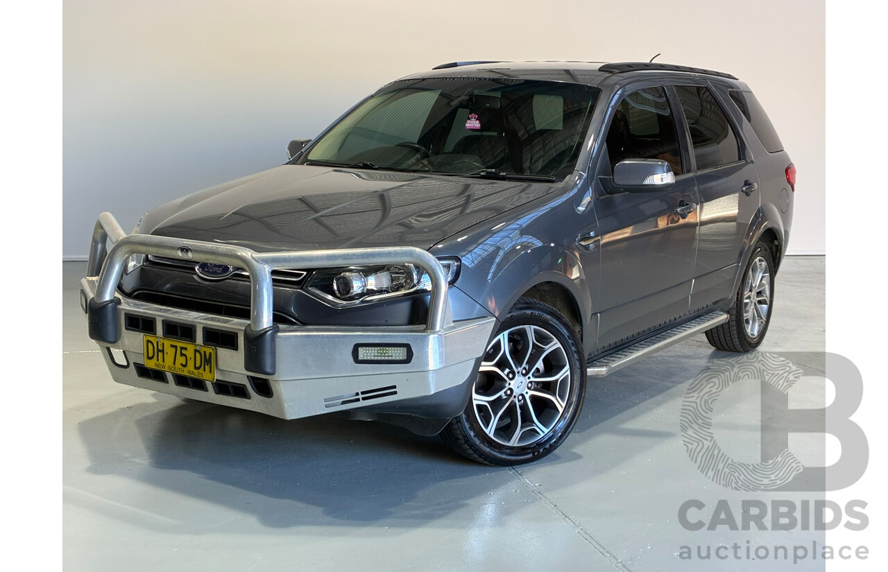 08/2011 Ford Territory Titanium (RWD) SZ 4D Wagon Grey Turbo Diesel 2.7L V6