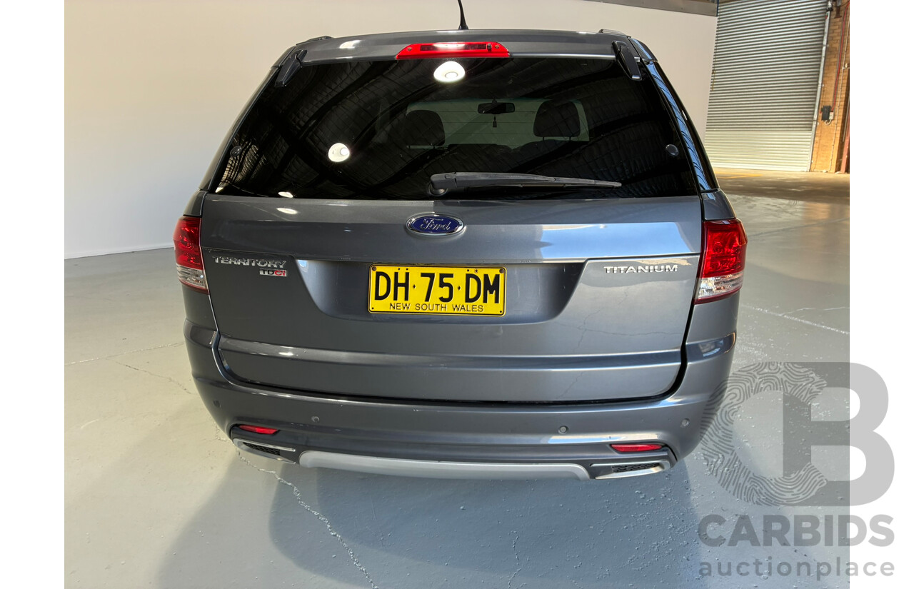 08/2011 Ford Territory Titanium (RWD) SZ 4D Wagon Grey Turbo Diesel 2.7L V6