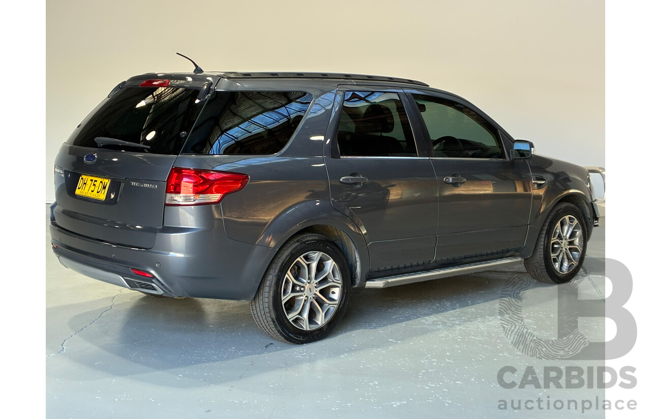 08/2011 Ford Territory Titanium (RWD) SZ 4D Wagon Grey Turbo Diesel 2.7L V6