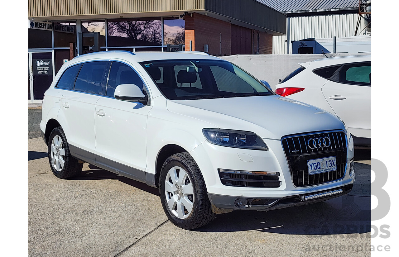11/2009 Audi Q7 3.0 TDI Quattro MY09 UPGRADE 4d Wagon White 3.0L