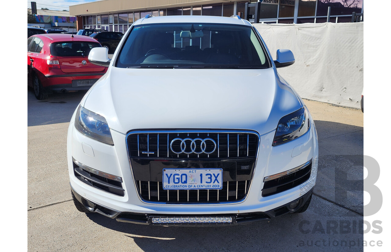 11/2009 Audi Q7 3.0 TDI Quattro MY09 UPGRADE 4d Wagon White 3.0L