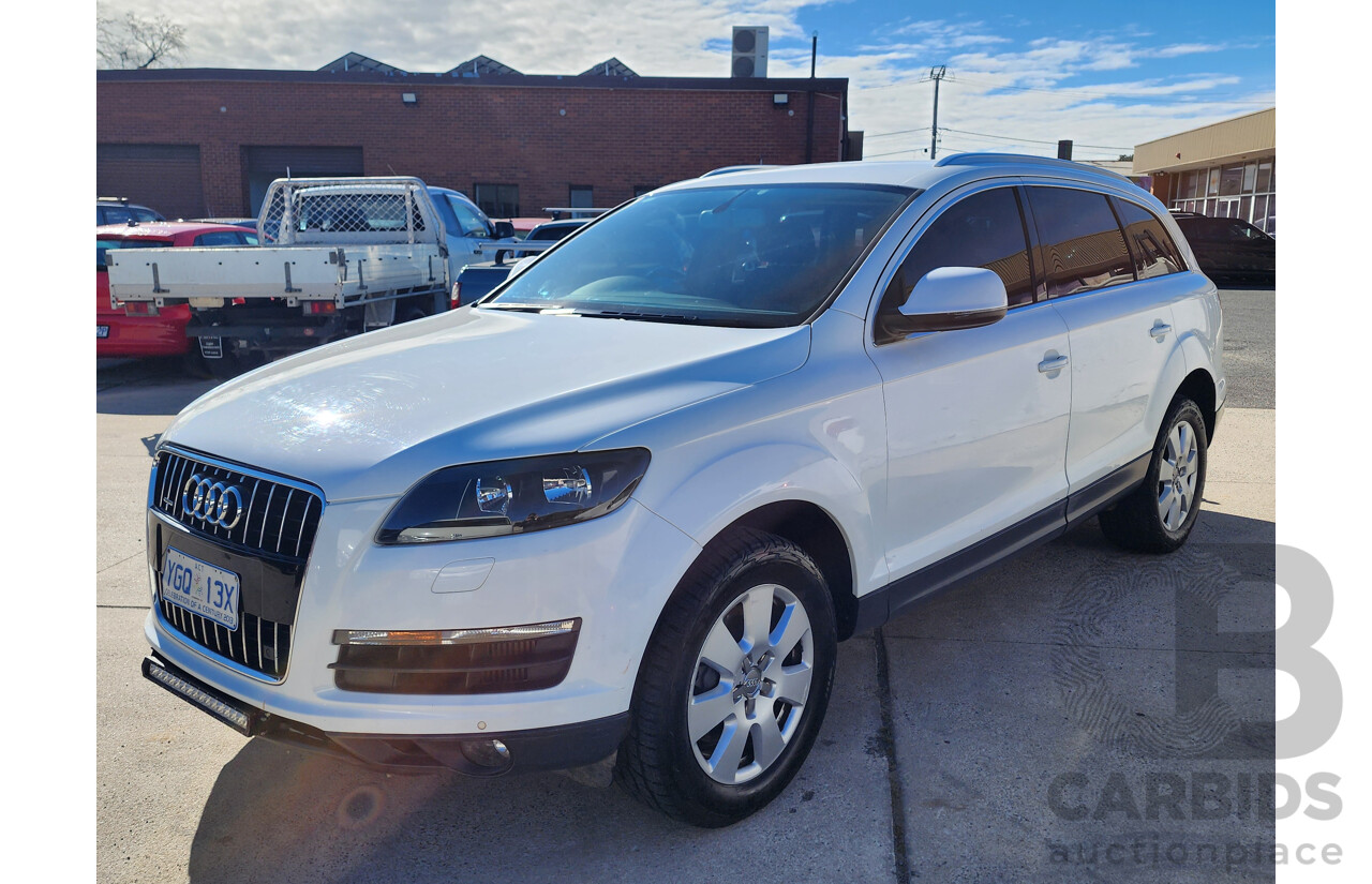 11/2009 Audi Q7 3.0 TDI Quattro MY09 UPGRADE 4d Wagon White 3.0L