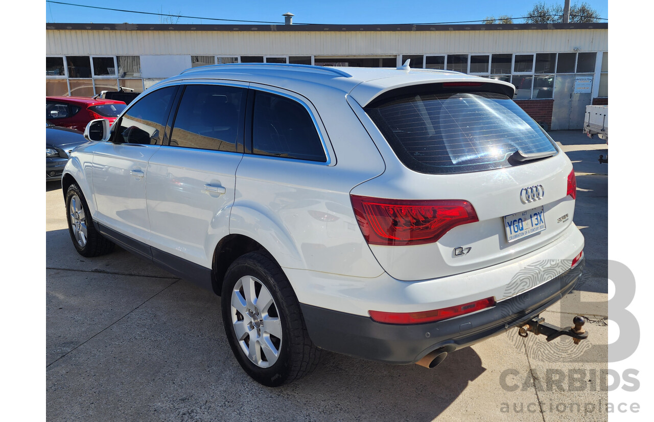 11/2009 Audi Q7 3.0 TDI Quattro MY09 UPGRADE 4d Wagon White 3.0L