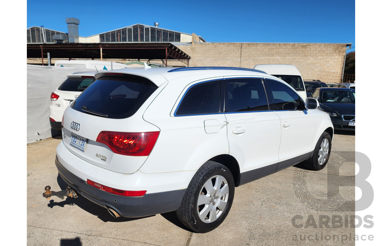 11/2009 Audi Q7 3.0 TDI Quattro MY09 UPGRADE 4d Wagon White 3.0L