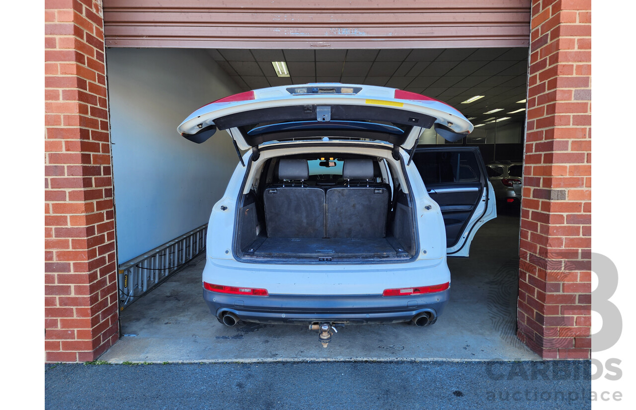 11/2009 Audi Q7 3.0 TDI Quattro MY09 UPGRADE 4d Wagon White 3.0L