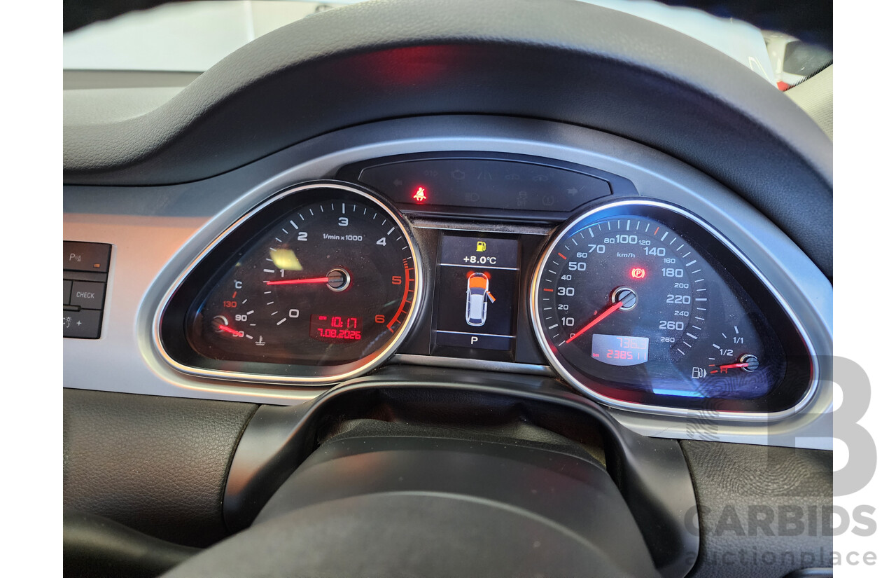 11/2009 Audi Q7 3.0 TDI Quattro MY09 UPGRADE 4d Wagon White 3.0L