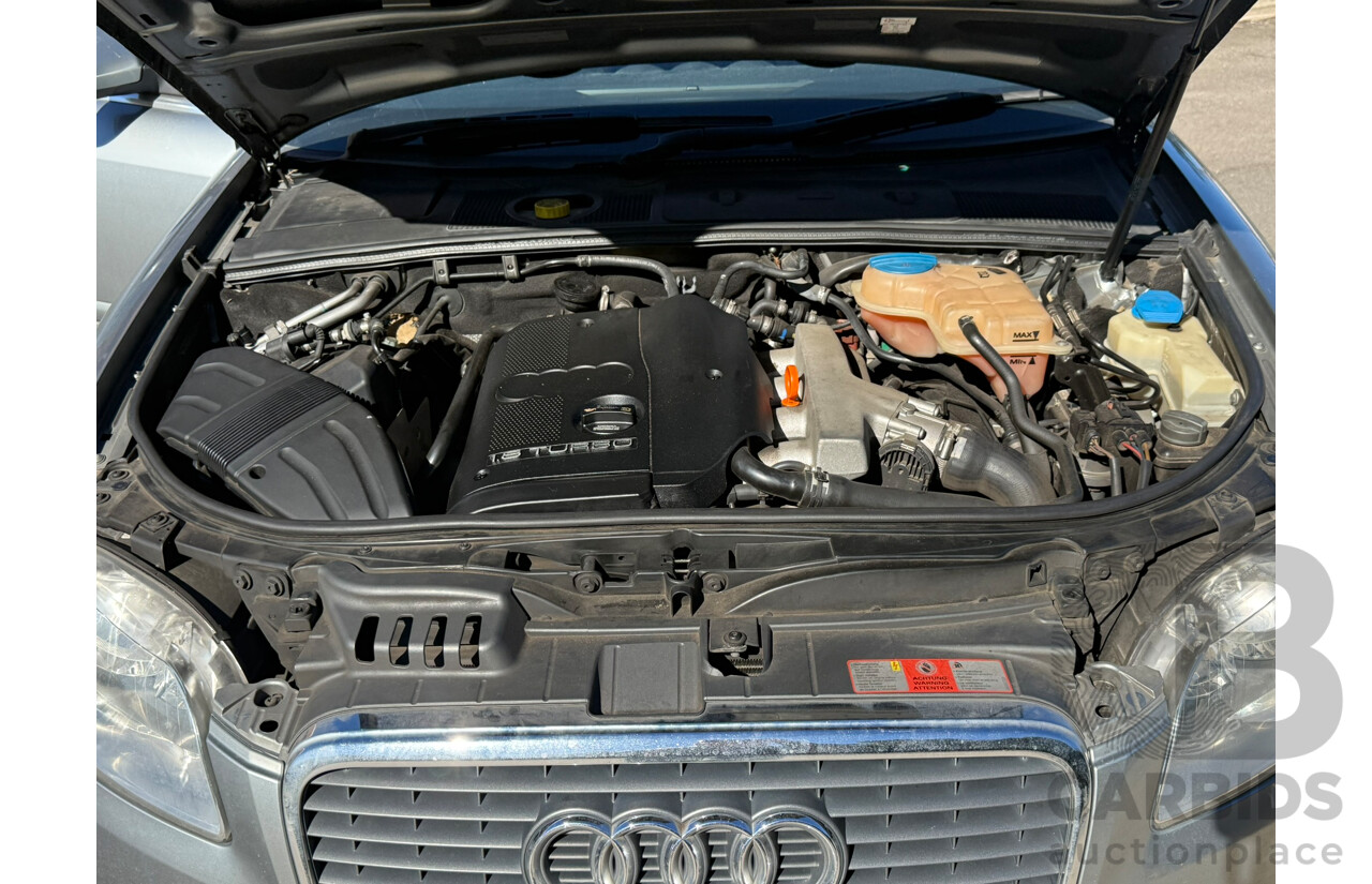 05/2007 Audi A4 1.8T CABRIOLET FWD B7 2D Cabriolet Grey 1.8L