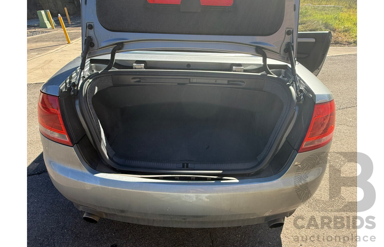 05/2007 Audi A4 1.8T CABRIOLET FWD B7 2D Cabriolet Grey 1.8L