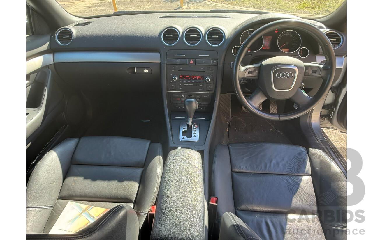 05/2007 Audi A4 1.8T CABRIOLET FWD B7 2D Cabriolet Grey 1.8L