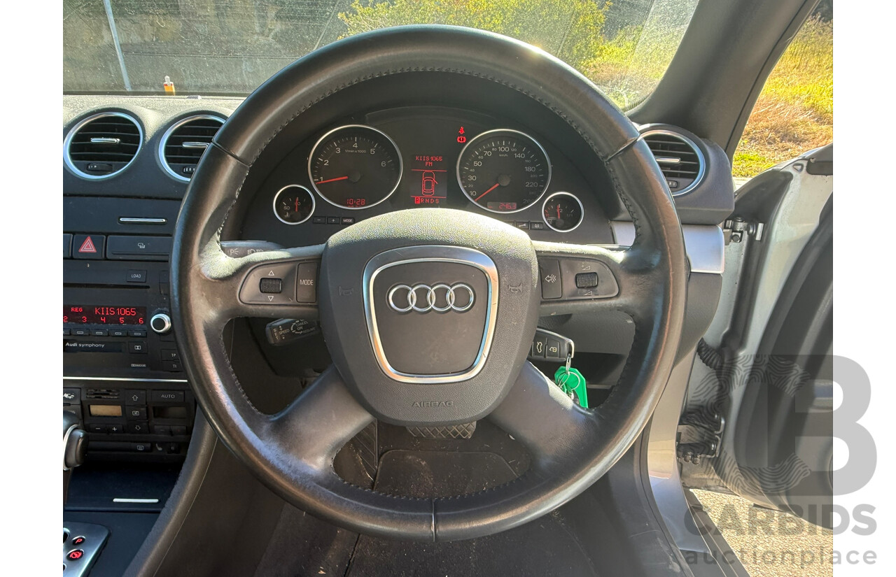 05/2007 Audi A4 1.8T CABRIOLET FWD B7 2D Cabriolet Grey 1.8L