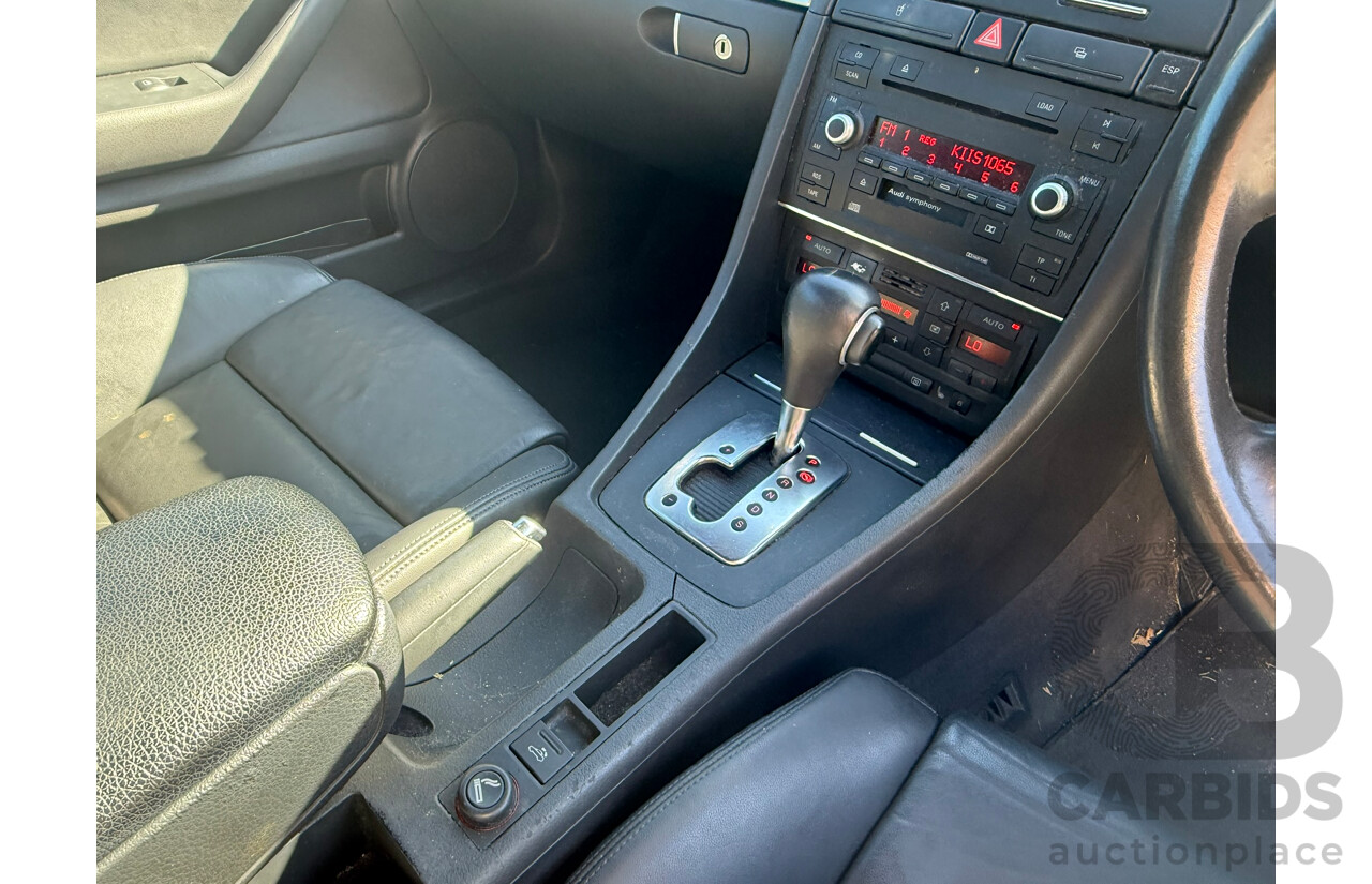 05/2007 Audi A4 1.8T CABRIOLET FWD B7 2D Cabriolet Grey 1.8L