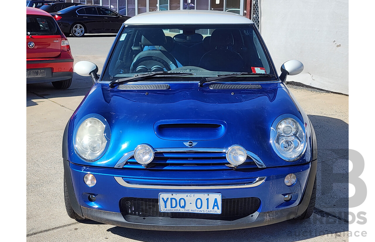 11/2004 Mini Cooper S R53 UPGRADE 2d Hatchback Blue 1.6L