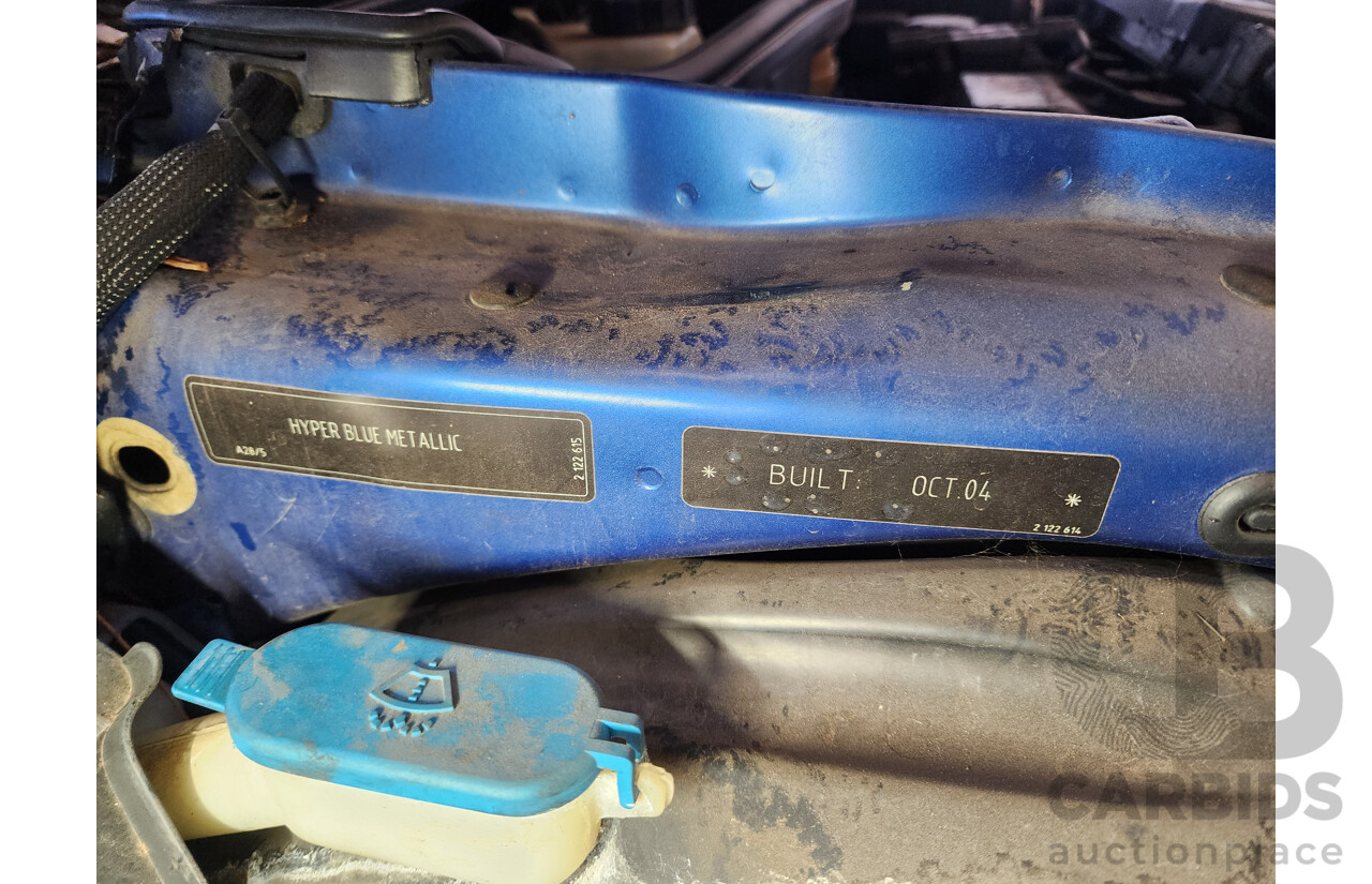 11/2004 Mini Cooper S R53 UPGRADE 2d Hatchback Blue 1.6L