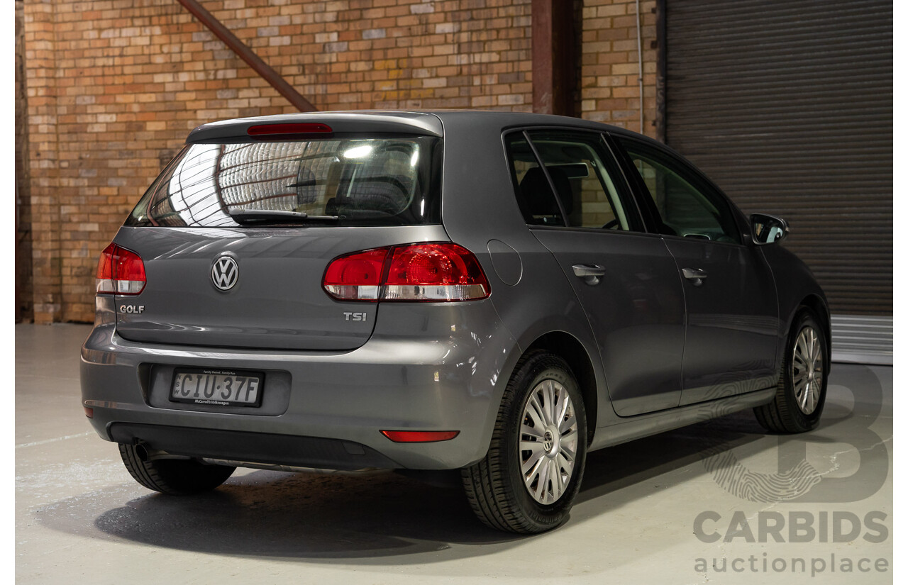 08/2012 Volkswagen Golf 77 TSI 1K MY13 5D Hatchback Grey Turbo 1.2L