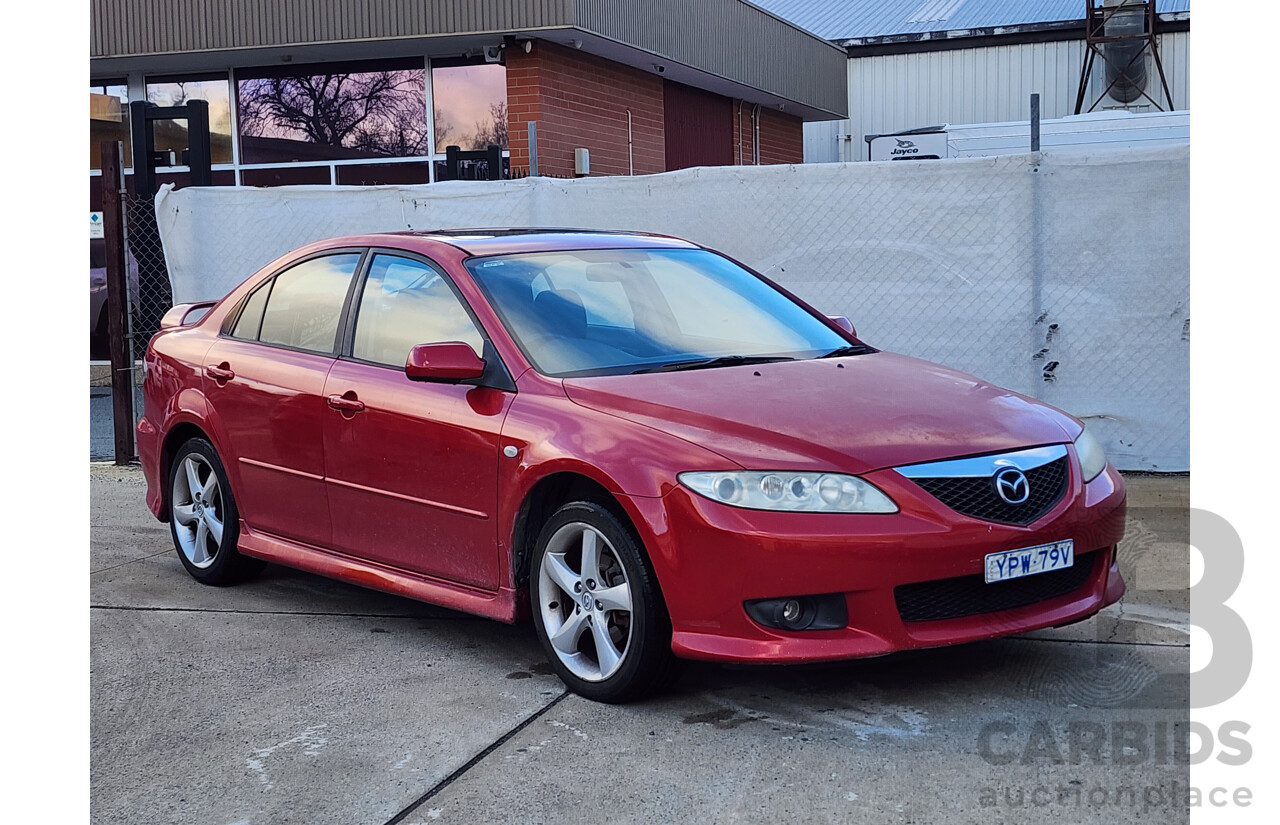 05/2005 Mazda Mazda6 Luxury Sports GG 5d Hatchback Red 2.3L