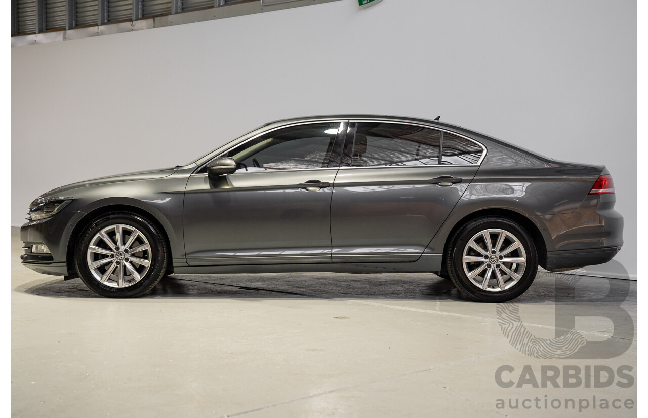 11/2015 Volkswagen Passat 132 Comfortline TSI 3C MY16 4D Sedan Grey Turbo 1.8L