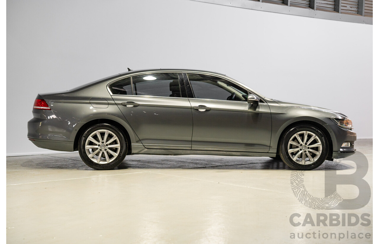 11/2015 Volkswagen Passat 132 Comfortline TSI 3C MY16 4D Sedan Grey Turbo 1.8L