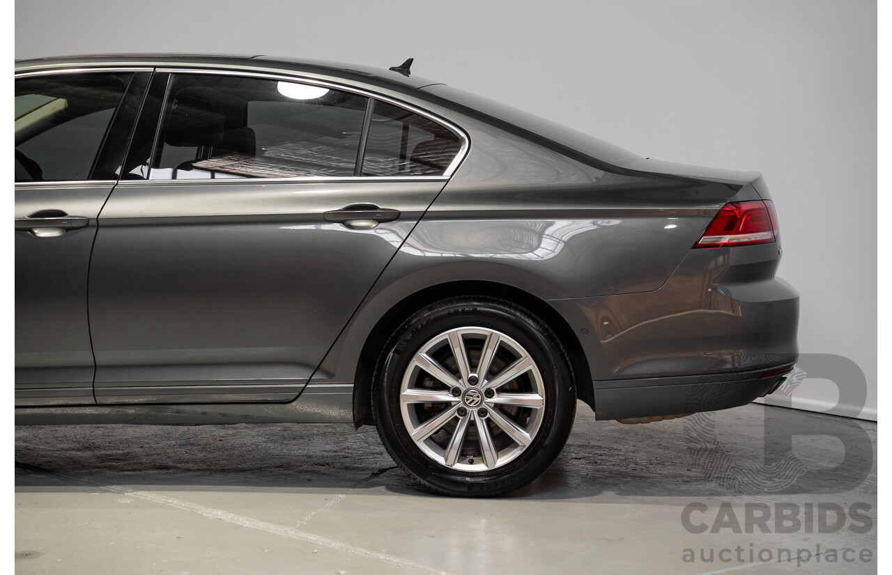 11/2015 Volkswagen Passat 132 Comfortline TSI 3C MY16 4D Sedan Grey Turbo 1.8L