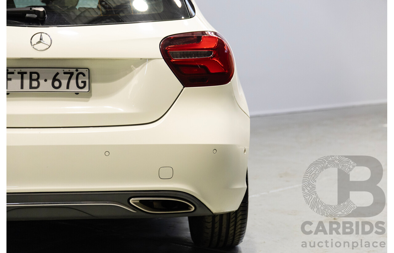 11/2016 Mercedes-Benz A200 176 MY17 5d Hatchback Calcite White Turbo 1.6L