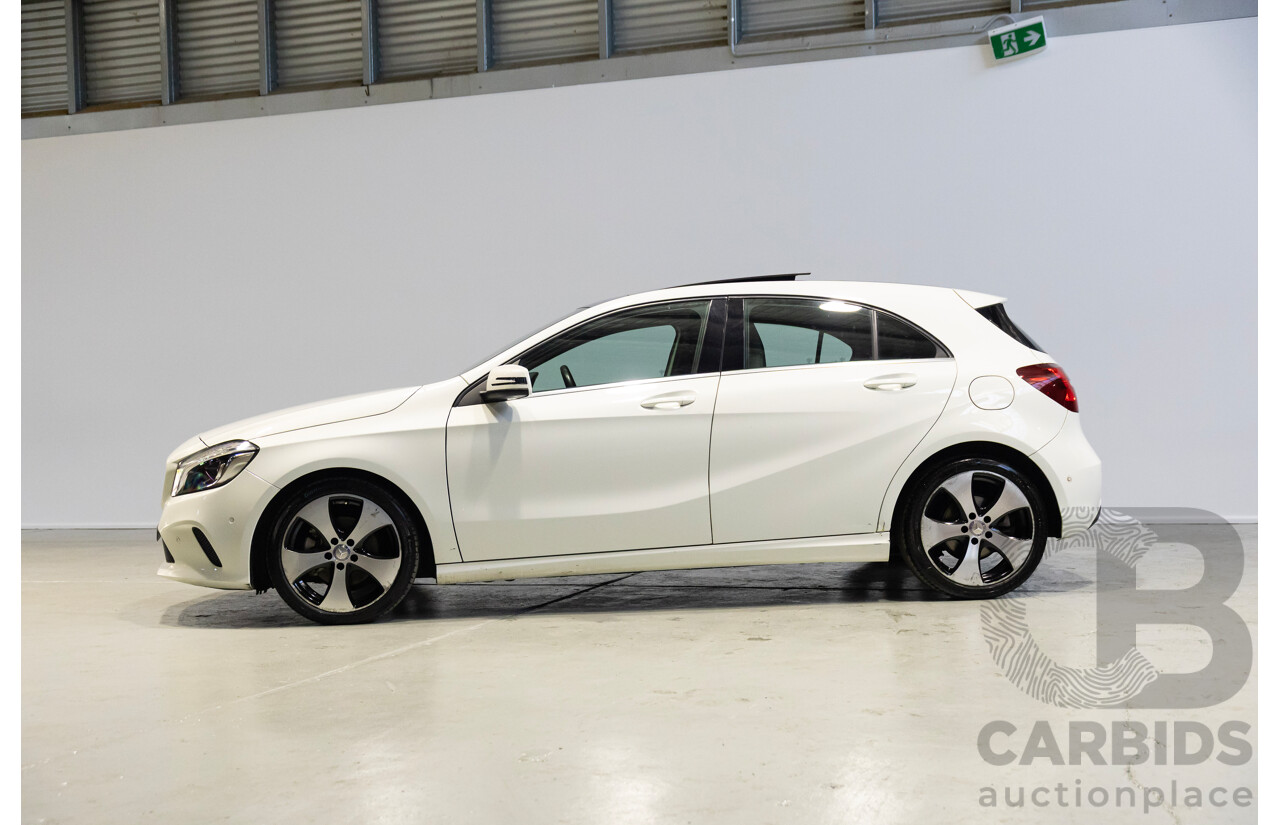 11/2016 Mercedes-Benz A200 176 MY17 5d Hatchback Calcite White Turbo 1.6L
