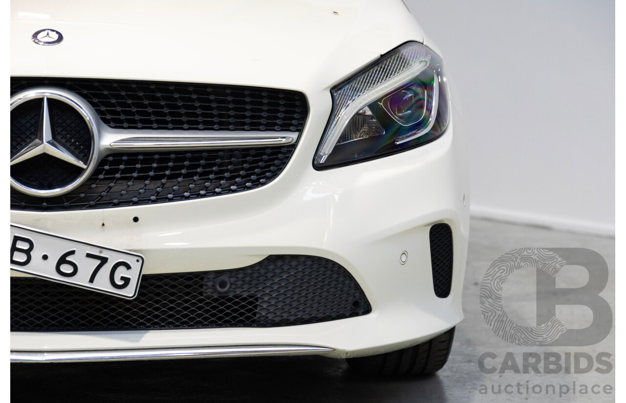 11/2016 Mercedes-Benz A200 176 MY17 5d Hatchback Calcite White Turbo 1.6L