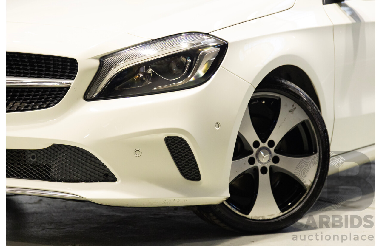 11/2016 Mercedes-Benz A200 176 MY17 5d Hatchback Calcite White Turbo 1.6L