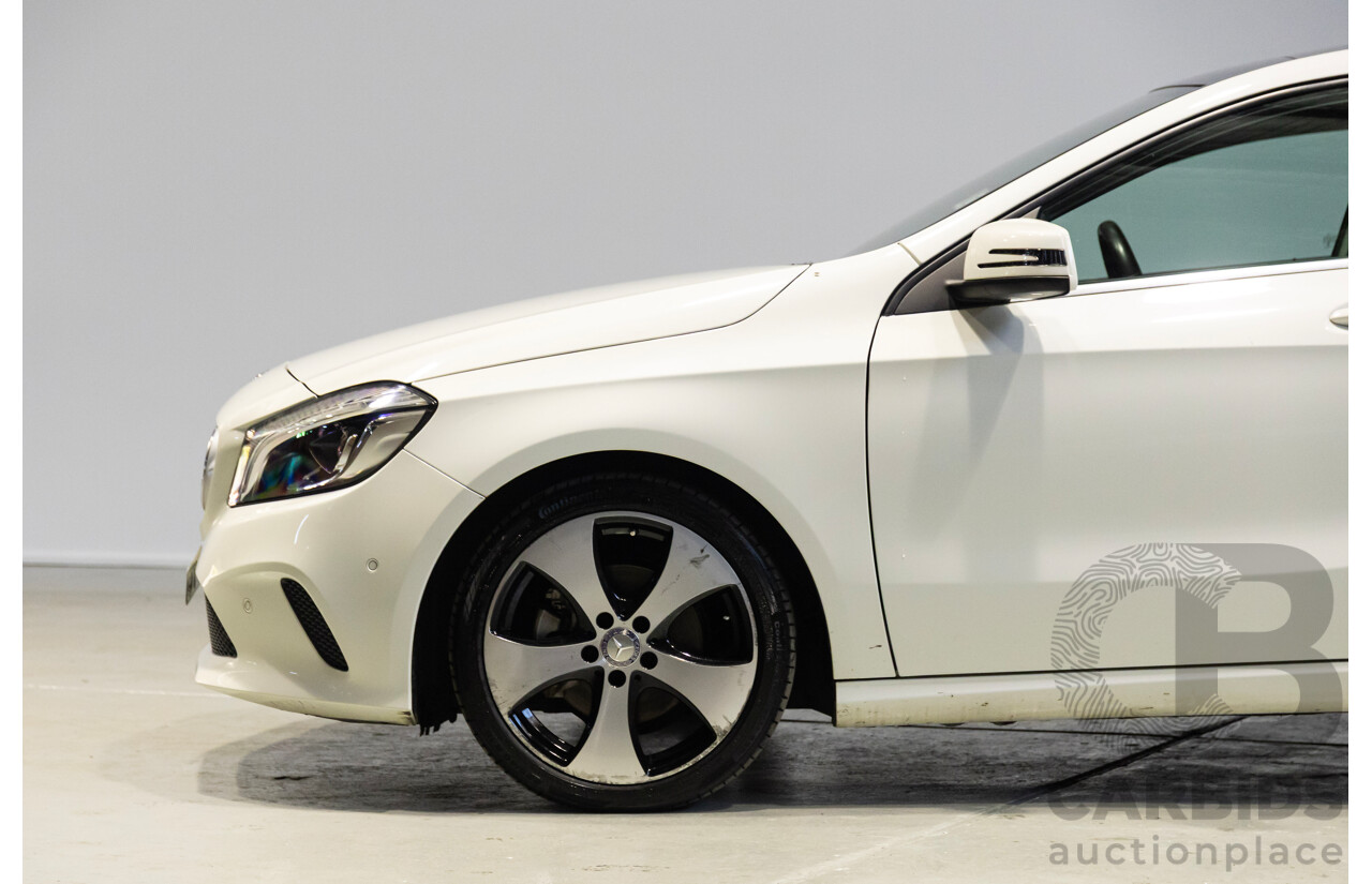 11/2016 Mercedes-Benz A200 176 MY17 5d Hatchback Calcite White Turbo 1.6L