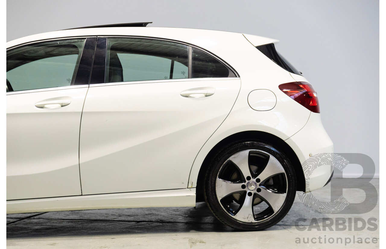 11/2016 Mercedes-Benz A200 176 MY17 5d Hatchback Calcite White Turbo 1.6L