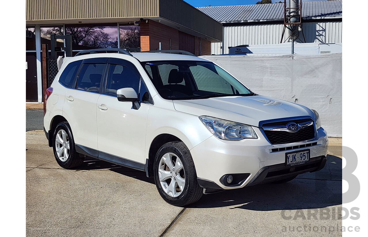 03/2013 Subaru Forester 2.0d-L MY13 4d Wagon White 2.0L