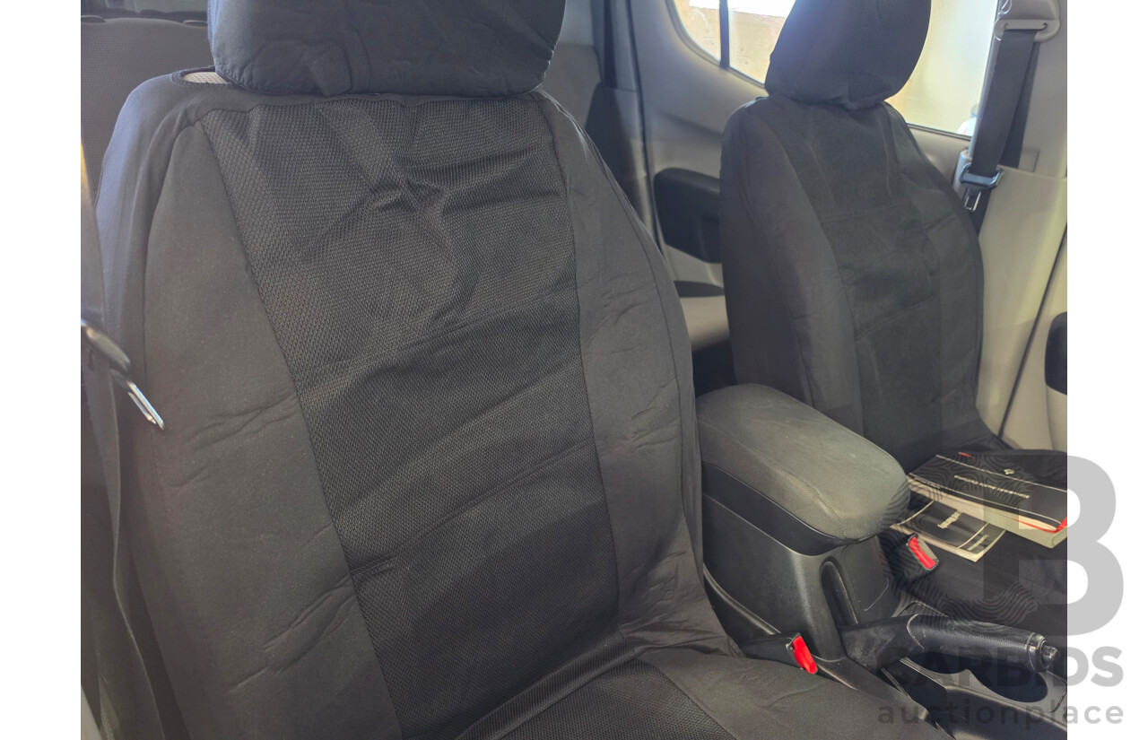 06/2010 Mitsubishi Triton GLX MN MY10 Double Cab Utility Black Turbo Diesel 2.5L