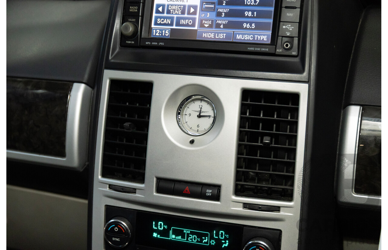 07/2010 Chrysler Grand Voyager Limited RT 4D Wagon Silver 3.8L