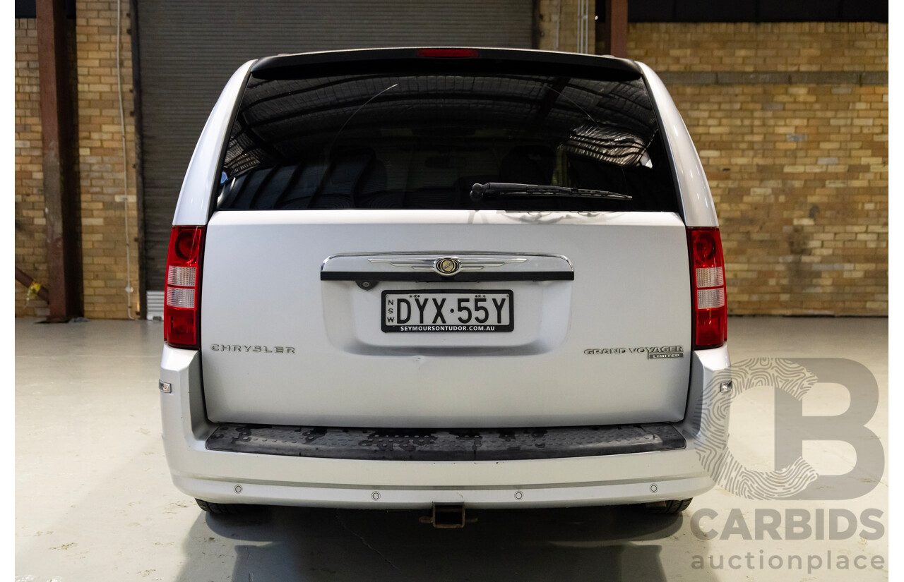 07/2010 Chrysler Grand Voyager Limited RT 4D Wagon Silver 3.8L