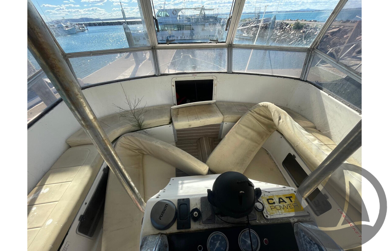 NO RESERVE NSW POLICE AUCTION - Steber 41 Flybridge ‘Seas the Day’, Twin Caterpillar Diesel Engines
