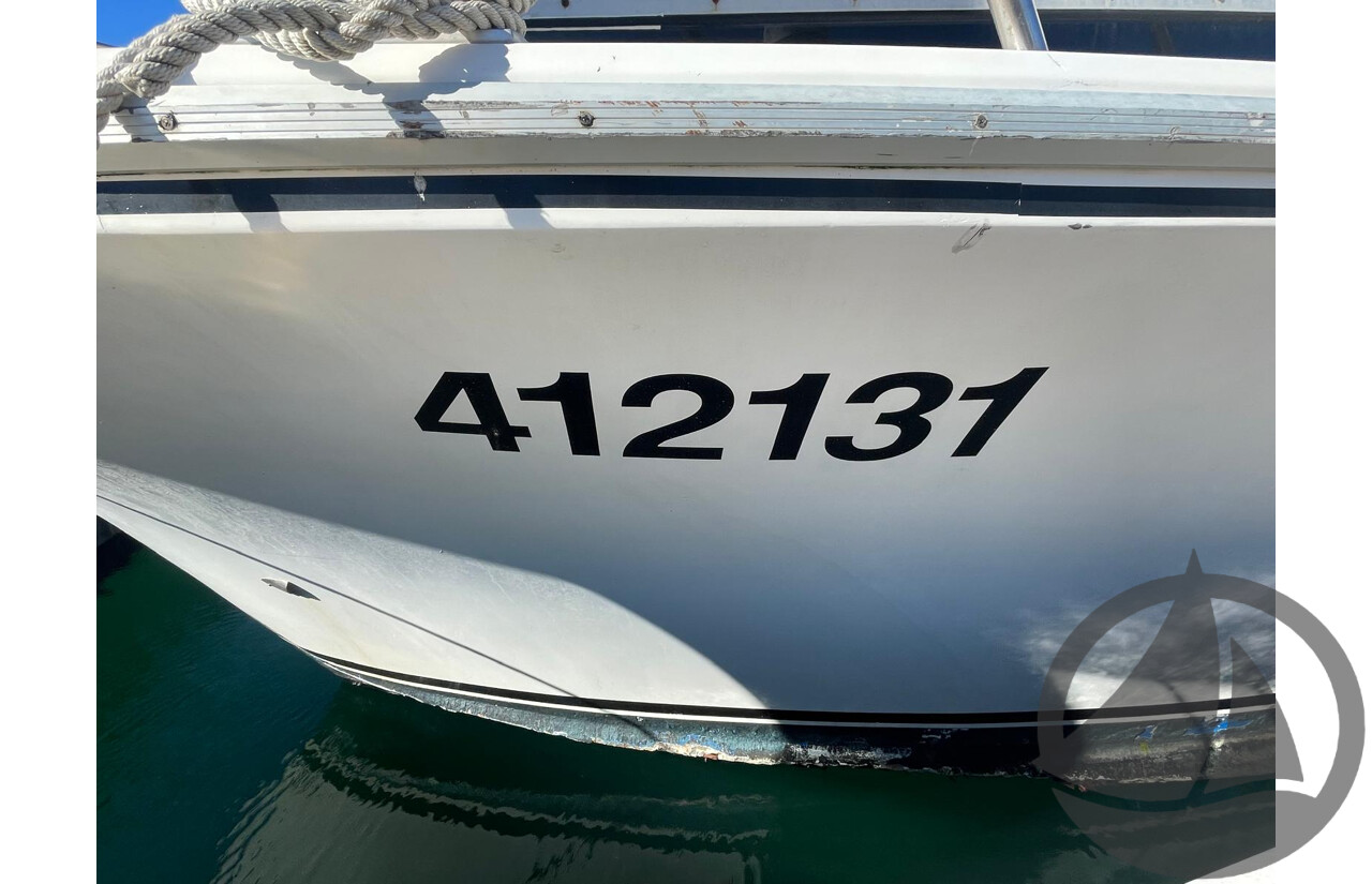 NO RESERVE NSW POLICE AUCTION - Steber 41 Flybridge ‘Seas the Day’, Twin Caterpillar Diesel Engines