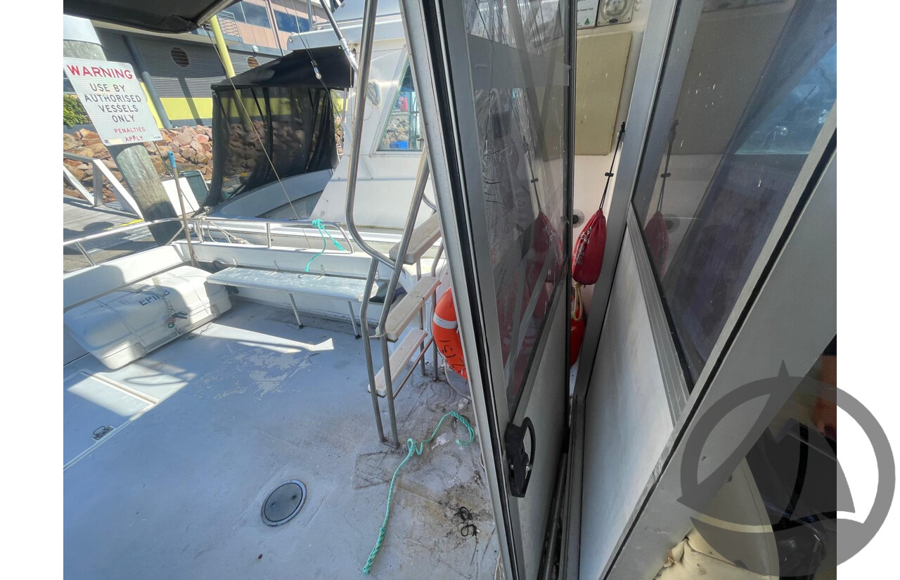 NO RESERVE NSW POLICE AUCTION - Steber 41 Flybridge ‘Seas the Day’, Twin Caterpillar Diesel Engines