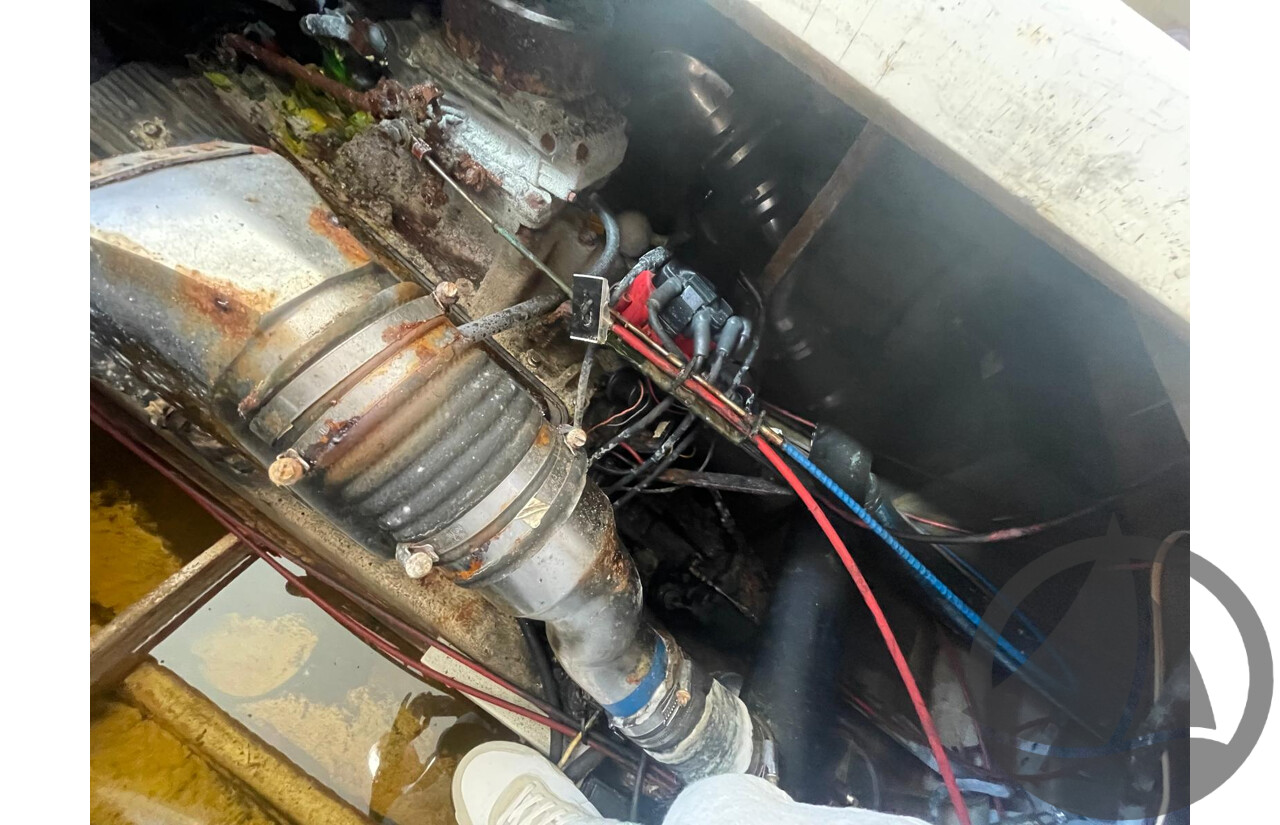 NO RESERVE NSW POLICE AUCTION - Mariner 34 Flybridge, Twin Shaft Drive Engines