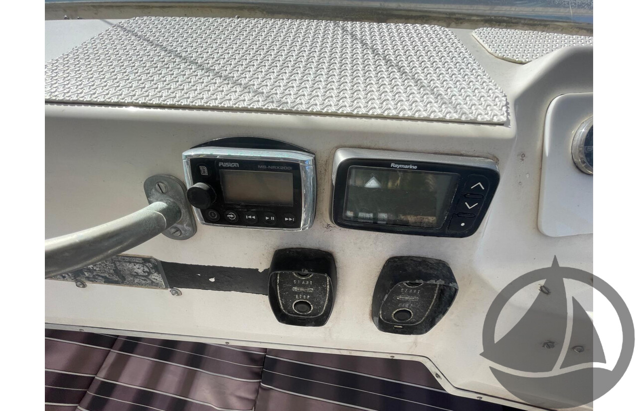 NO RESERVE NSW POLICE AUCTION - Mariner 34 Flybridge, Twin Shaft Drive Engines