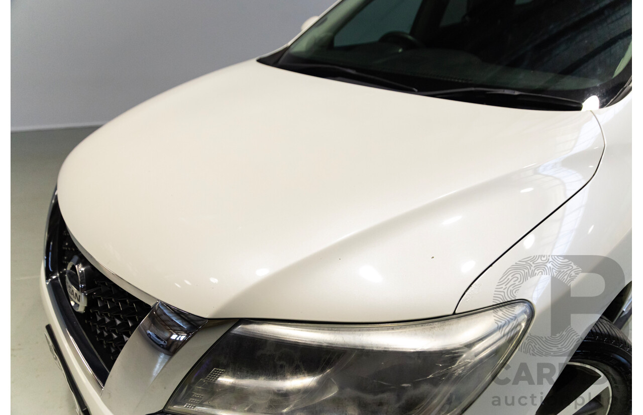12/2015 Nissan Pathfinder Ti Hybrid(4x4) R52 4D Wagon White 2.5L