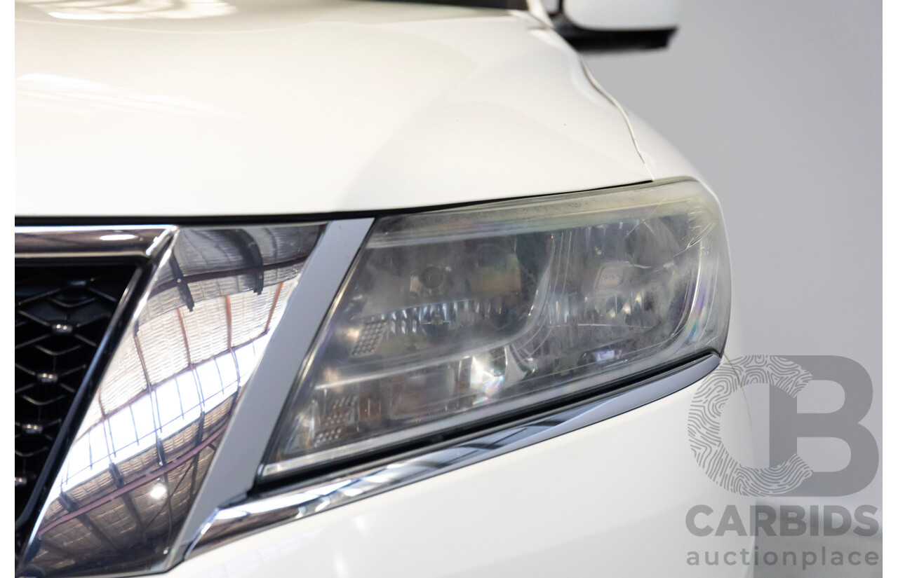 12/2015 Nissan Pathfinder Ti Hybrid(4x4) R52 4D Wagon White 2.5L