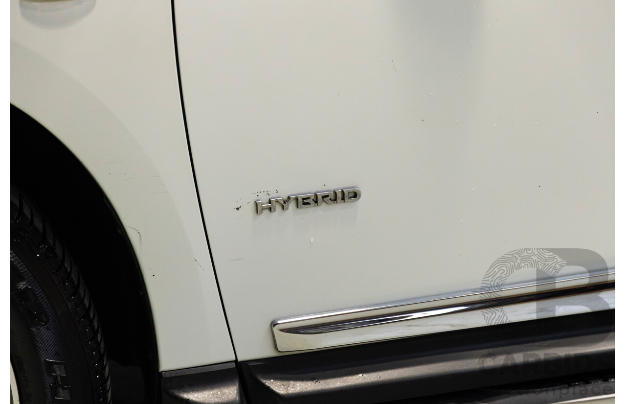 12/2015 Nissan Pathfinder Ti Hybrid(4x4) R52 4D Wagon White 2.5L
