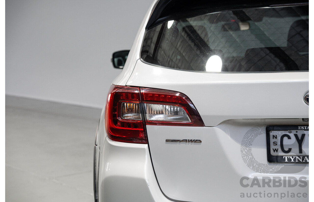 05/2015 Subaru Outback 2.5i Premium MY15 4D Wagon White 2.5L