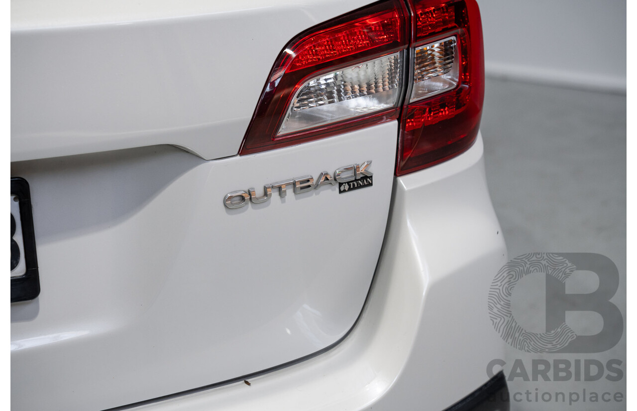 05/2015 Subaru Outback 2.5i Premium MY15 4D Wagon White 2.5L