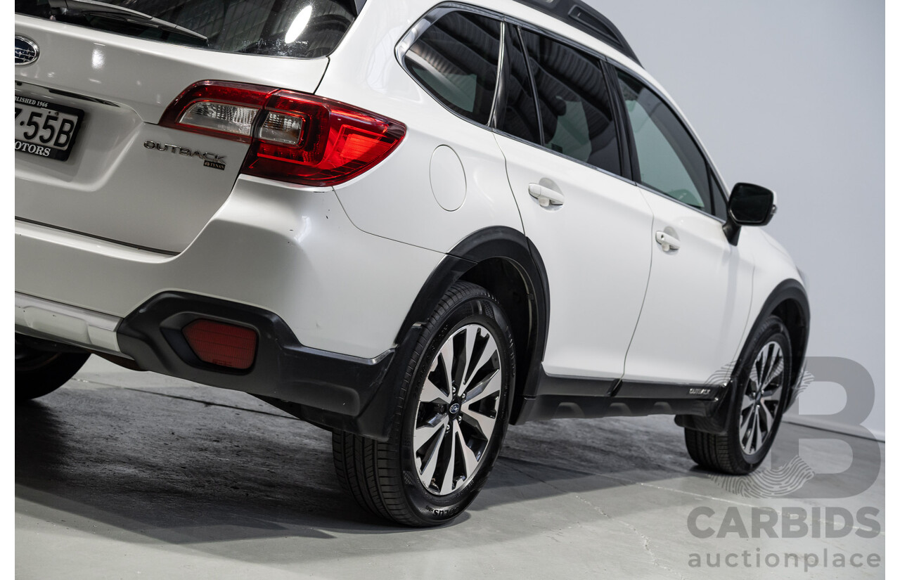 05/2015 Subaru Outback 2.5i Premium MY15 4D Wagon White 2.5L